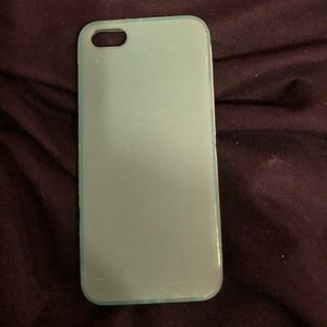 🆒 **3 for $10** Clear Green iPhone 5/5S Case NWOT